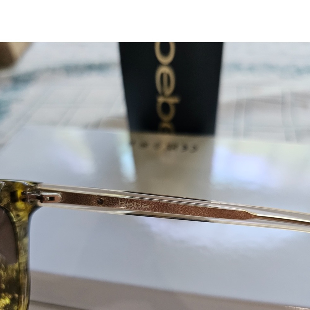 Bebe Brown/Green/Gold Sunglasses - Picture 4 of 7